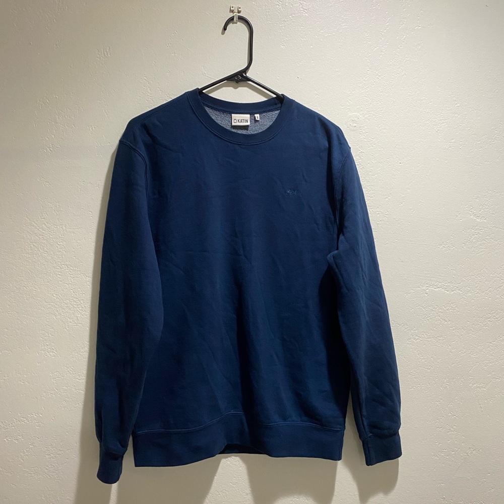 Katin Navy Blue Long Sleeve Crew Neck Men’s Small